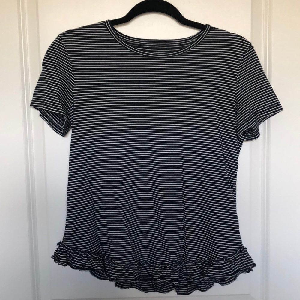 Banana Republic Ruffle T-shirt
